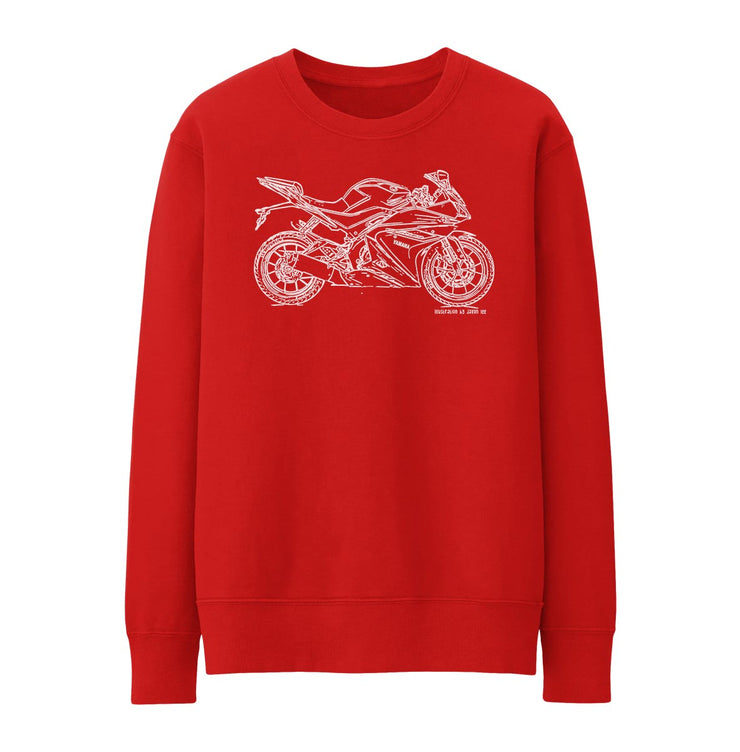 JL Illustration For A Yamaha YZF-R125 2016 Motorbike Fan Jumper