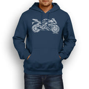 JL Illustration For A Yamaha YZF-R125 2016 Motorbike Fan Hoodie