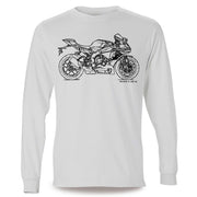 JL Illustration For A Yamaha YZF-R1M 2017 Motorbike Fan LS-Tshirt