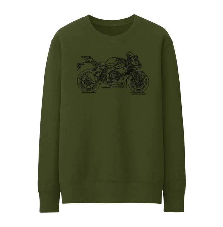 JL Illustration For A Yamaha YZF-R1M 2017 Motorbike Fan Jumper