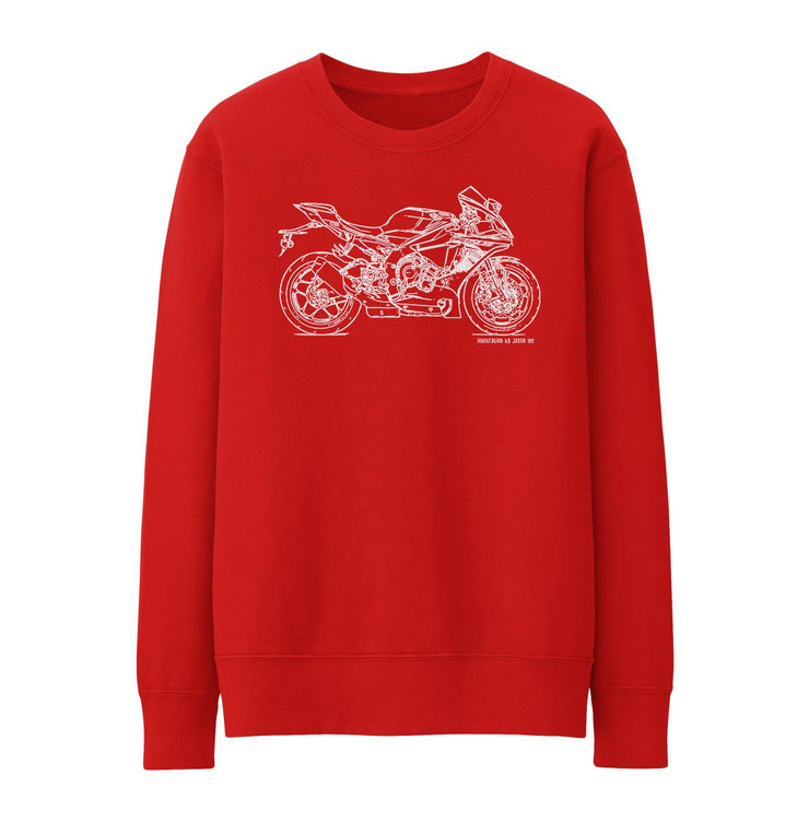 JL Illustration For A Yamaha YZF-R1M 2017 Motorbike Fan Jumper