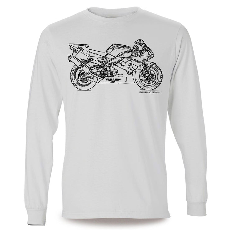 JL Illustration For A Yamaha YZF-R1 1999 Motorbike Fan LS-Tshirt