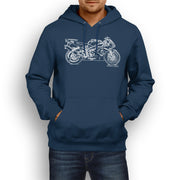 JL Illustration For A Yamaha YZF-R1 1999 Motorbike Fan Hoodie