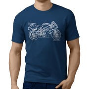 JL Illustration For A Yamaha YZF-R1 1999 Motorbike Fan T-shirt