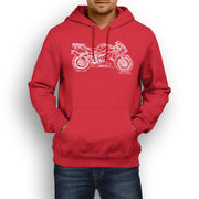 JL Illustration For A Yamaha YZF-R1 2001 Motorbike Fan Hoodie