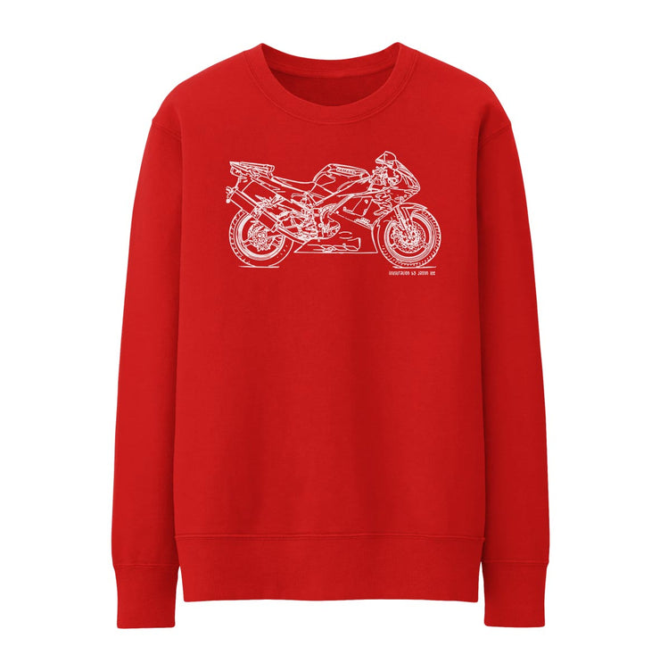 JL Illustration For A Yamaha YZF-R1 2001 Motorbike Fan Jumper