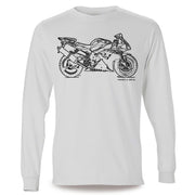 JL Illustration For A Yamaha YZF-R1 2003 Motorbike Fan LS-Tshirt