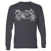 JL Illustration For A Yamaha YZF-R1 2003 Motorbike Fan LS-Tshirt