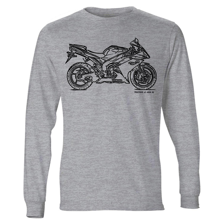 JL Illustration For A Yamaha YZF-R1 2007 Motorbike Fan LS-Tshirt