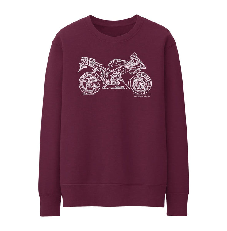 JL Illustration For A Yamaha YZF-R1 2007 Motorbike Fan Jumper