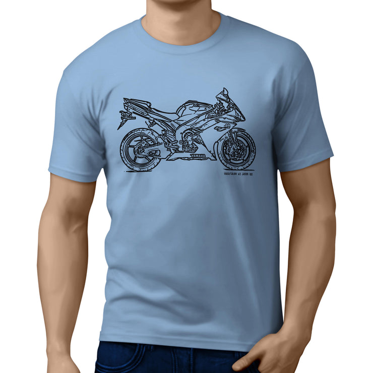 JL Illustration For A Yamaha YZF-R1 2007 Motorbike Fan T-shirt