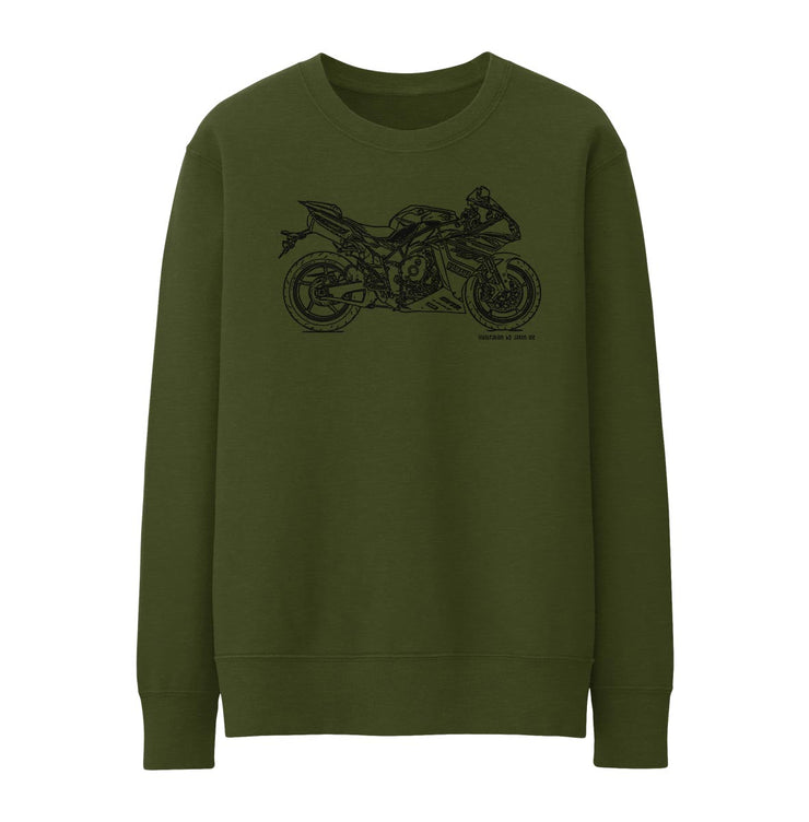 JL Illustration For A Yamaha YZF-R1 2013 Motorbike Fan Jumper