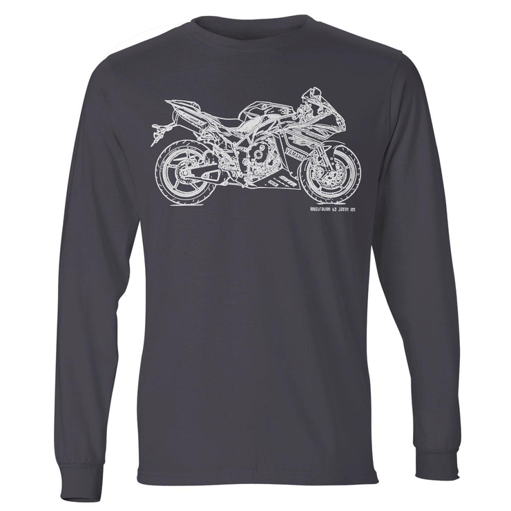 JL Illustration For A Yamaha YZF-R1 2013 Motorbike Fan LS-Tshirt