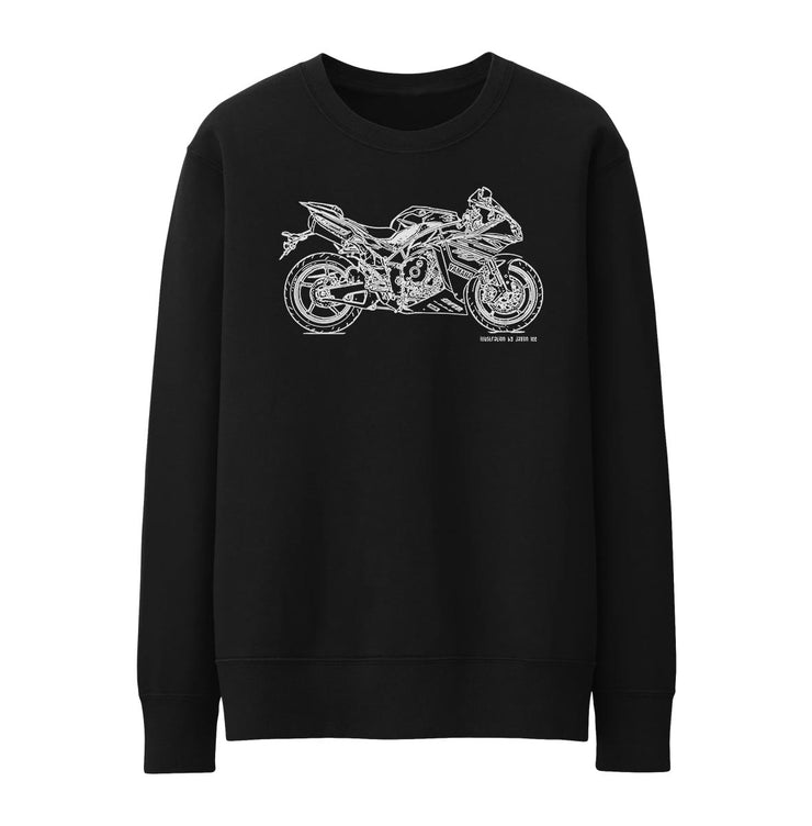 JL Illustration For A Yamaha YZF-R1 2013 Motorbike Fan Jumper