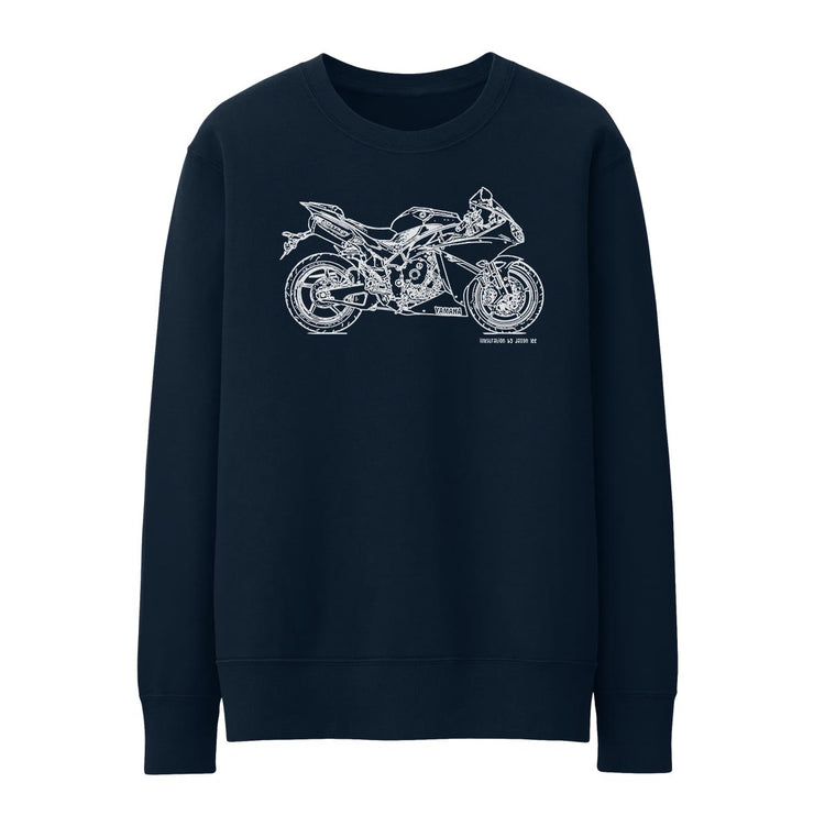 JL Illustration For A Yamaha YZF-R1 2014 Motorbike Fan Jumper