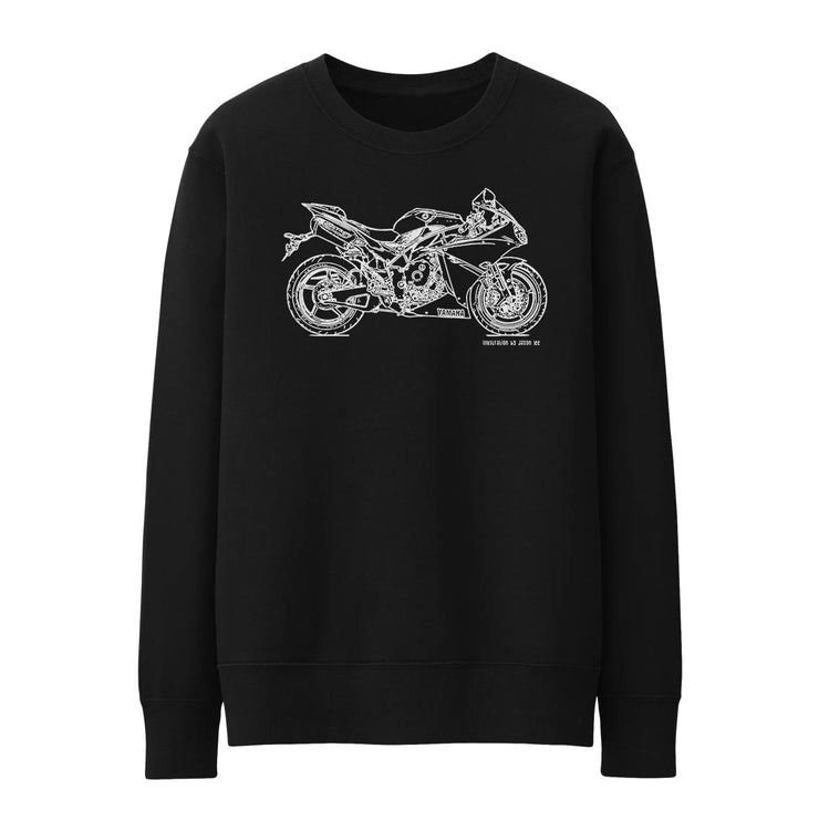 JL Illustration For A Yamaha YZF-R1 2014 Motorbike Fan Jumper