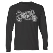 JL Illustration For A Yamaha YZF-R1 2017 Motorbike Fan LS-Tshirt