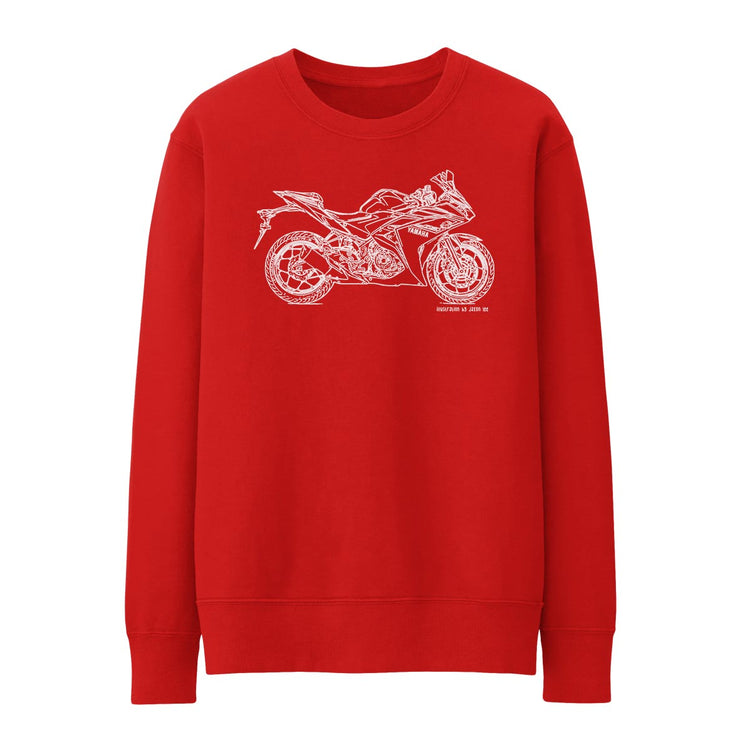 JL Illustration For A Yamaha YZF-R3 2016 Motorbike Fan Jumper