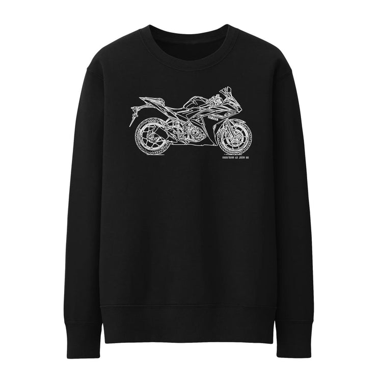 JL Illustration For A Yamaha YZF-R3 2016 Motorbike Fan Jumper