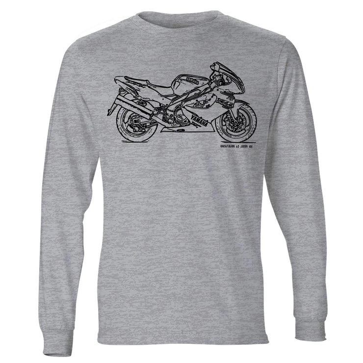 JL Illustration For A Yamaha YZF1000R Thunderace Motorbike Fan LS-Tshirt