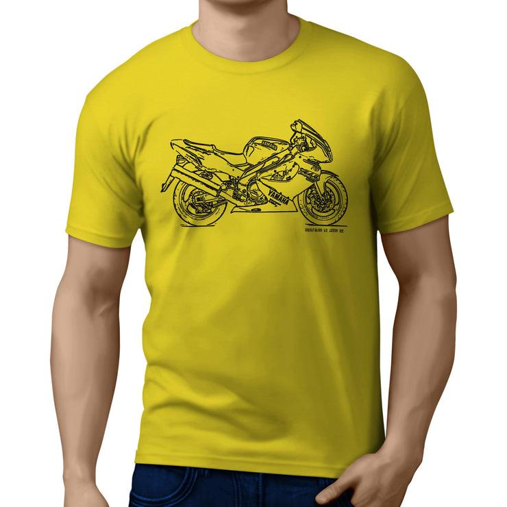JL Illustration For A Yamaha YZF1000R Thunderace Motorbike Fan T-shirt