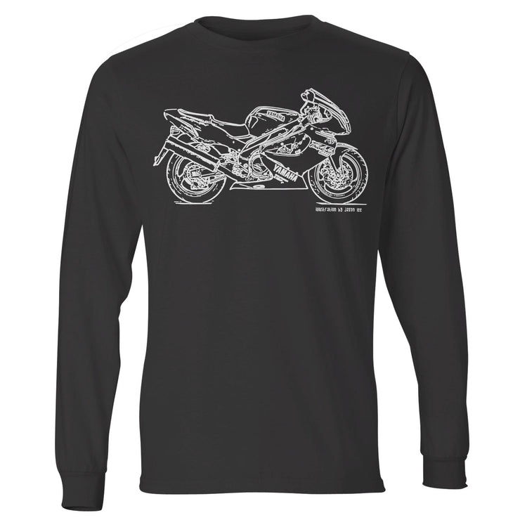 JL Illustration For A Yamaha YZF1000R Thunderace Motorbike Fan LS-Tshirt