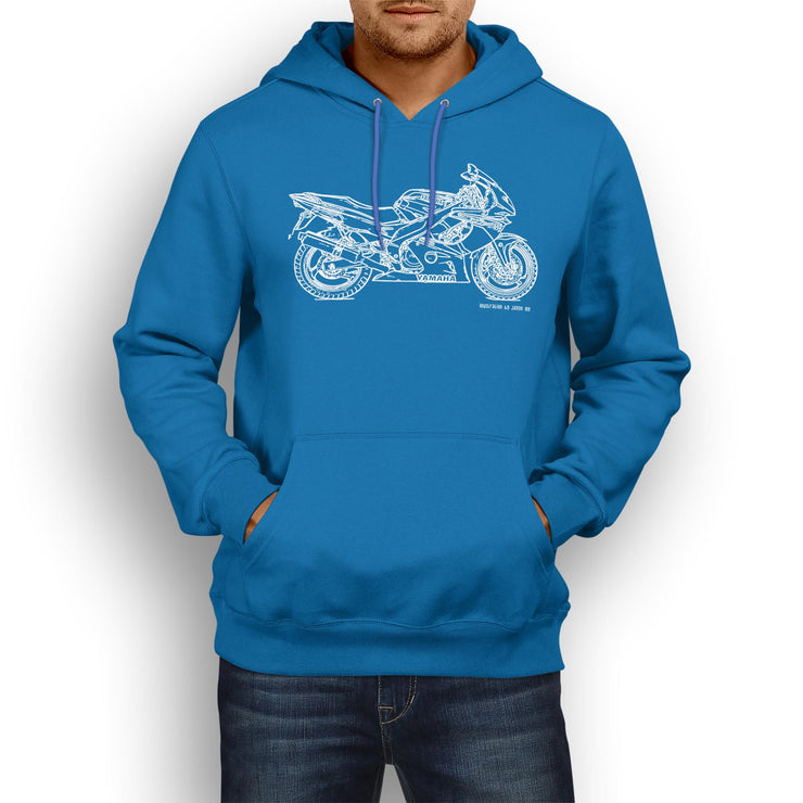 JL Illustration For A Yamaha YZF600R Thundercat Motorbike Fan Hoodie