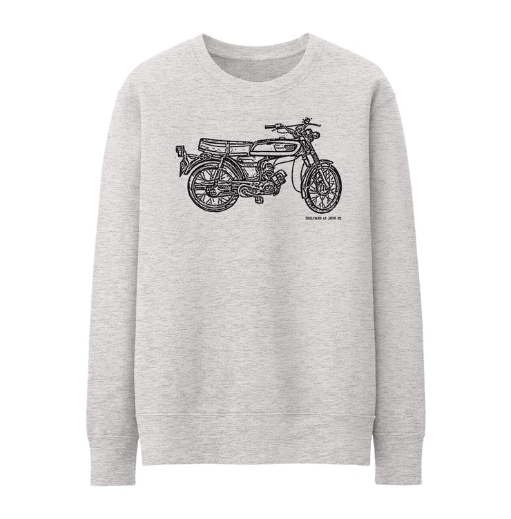 JL Illustration For A Yamaha fs1e 50 Motorbike Fan Jumper