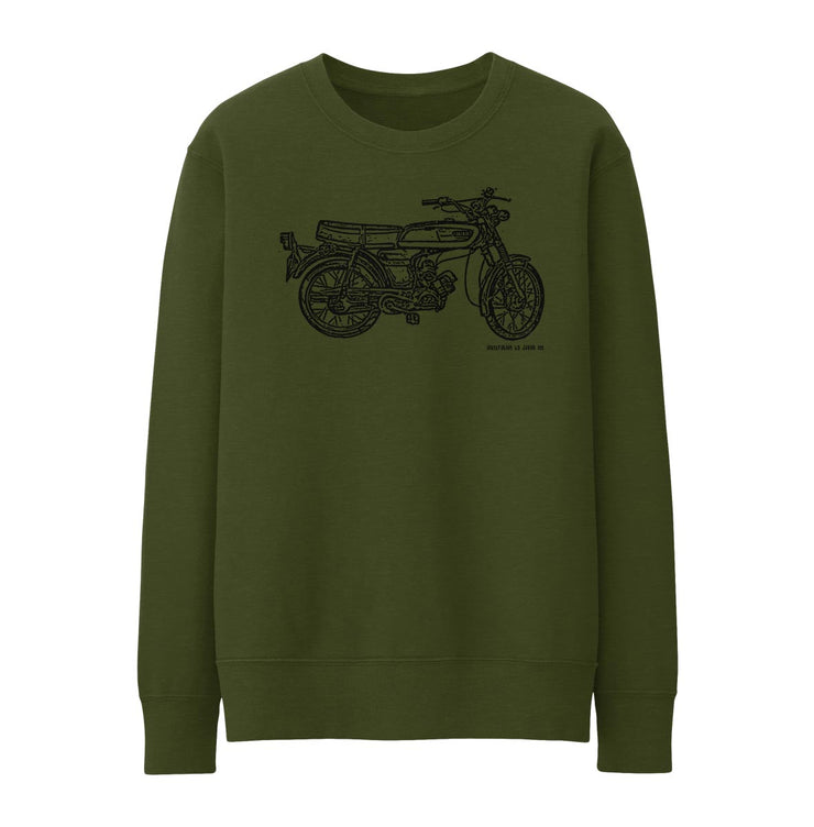 JL Illustration For A Yamaha fs1e 50 Motorbike Fan Jumper