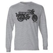 JL Illustration For A Yamaha fs1e 50 Motorbike Fan LS-Tshirt