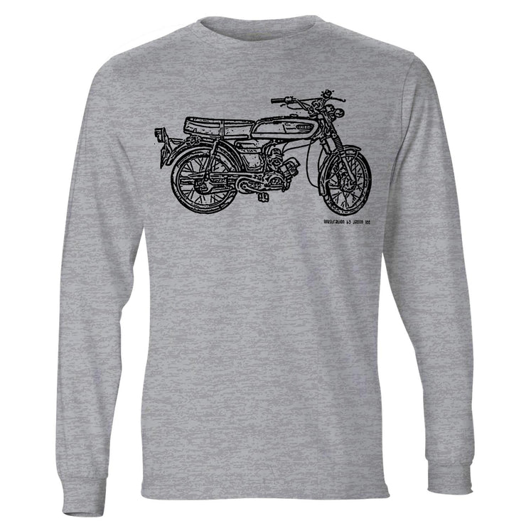 JL Illustration For A Yamaha fs1e 50 Motorbike Fan LS-Tshirt