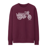 JL Illustration For A Yamaha fs1e 50 Motorbike Fan Jumper