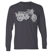 JL Illustration For A Yamaha fs1e 50 Motorbike Fan LS-Tshirt