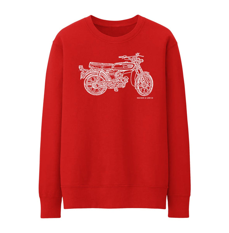 JL Illustration For A Yamaha fs1e 50 Motorbike Fan Jumper