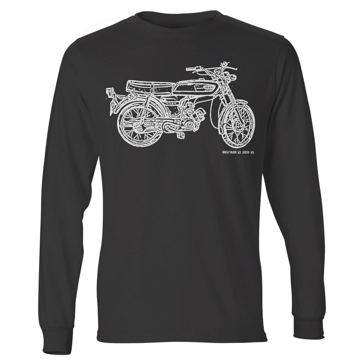 JL Illustration For A Yamaha fs1e 50 Motorbike Fan LS-Tshirt