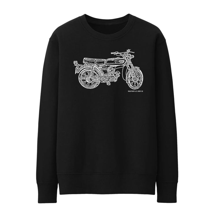 JL Illustration For A Yamaha fs1e 50 Motorbike Fan Jumper