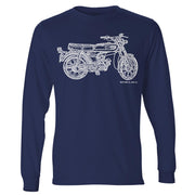 JL Illustration For A Yamaha fs1e 50 Motorbike Fan LS-Tshirt
