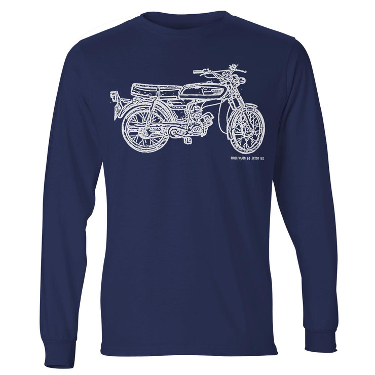 JL Illustration For A Yamaha fs1e 50 Motorbike Fan LS-Tshirt
