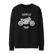 Jaxon Lee Illustration For A Husqvarna Svartpilen 701 Motorbike Fan Jumper