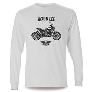 Jaxon Lee Illustration For A Indian FTR 1200 Motorbike Fan LS-Tshirt