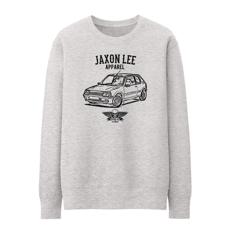 Jaxon Lee Illustration For A Peugeot 205 GTI Motorcar Fan Jumper