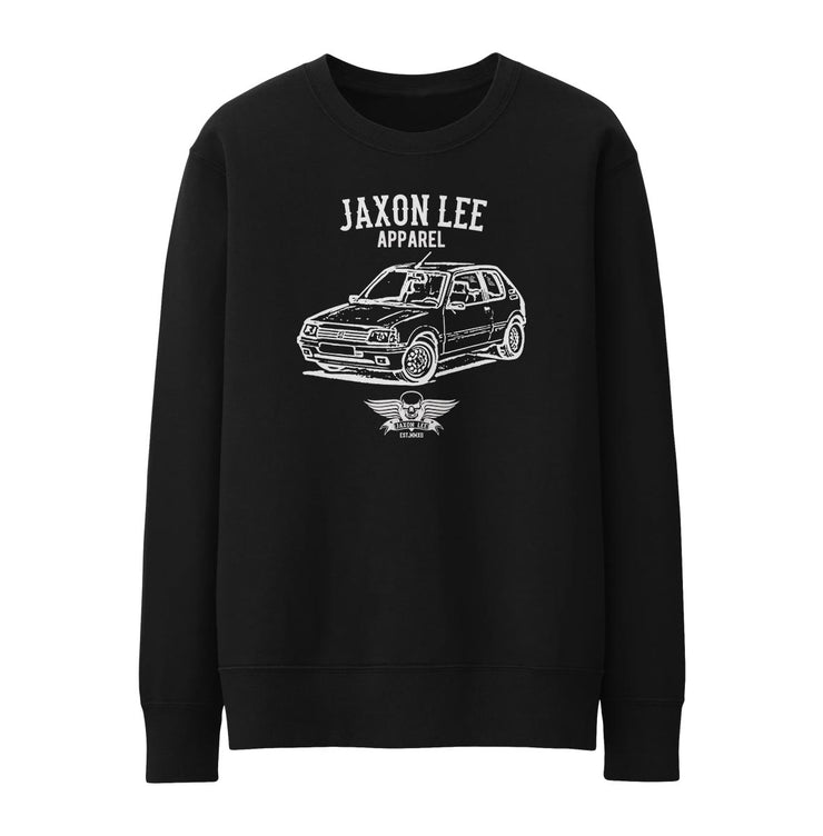 Jaxon Lee Illustration For A Peugeot 205 GTI Motorcar Fan Jumper