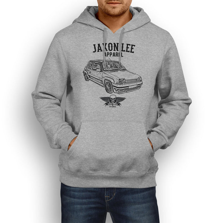 Jaxon Lee Illustration For A Renault 5 GT Turbo Motorcar Fan Hoodie