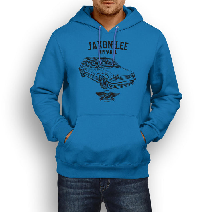 Jaxon Lee Illustration For A Renault 5 GT Turbo Motorcar Fan Hoodie