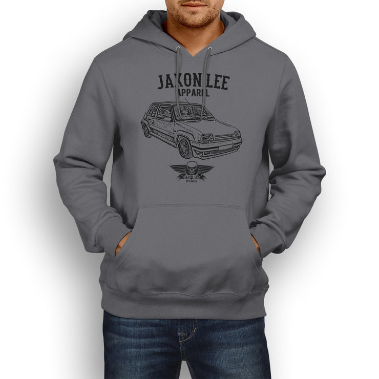 Jaxon Lee Illustration For A Renault 5 GT Turbo Motorcar Fan Hoodie