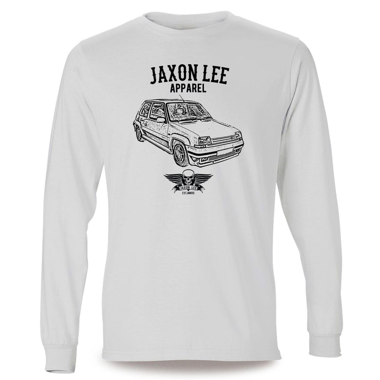 Jaxon Lee Illustration For A Renault 5 GT Turbo Motorcar Fan LS-Tshirt