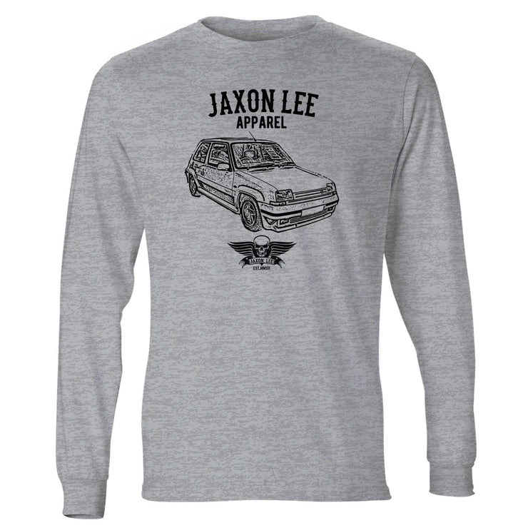 Jaxon Lee Illustration For A Renault 5 GT Turbo Motorcar Fan LS-Tshirt