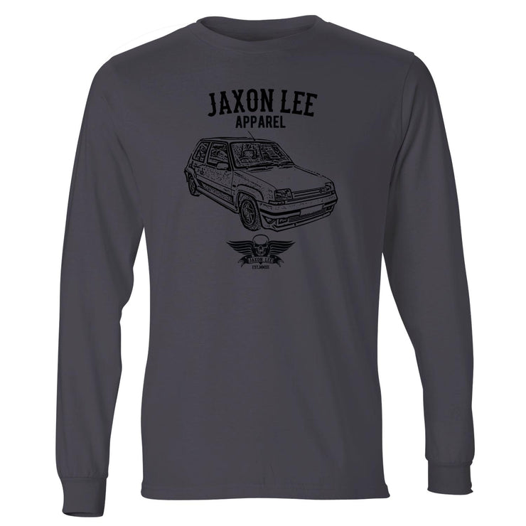 Jaxon Lee Illustration For A Renault 5 GT Turbo Motorcar Fan LS-Tshirt