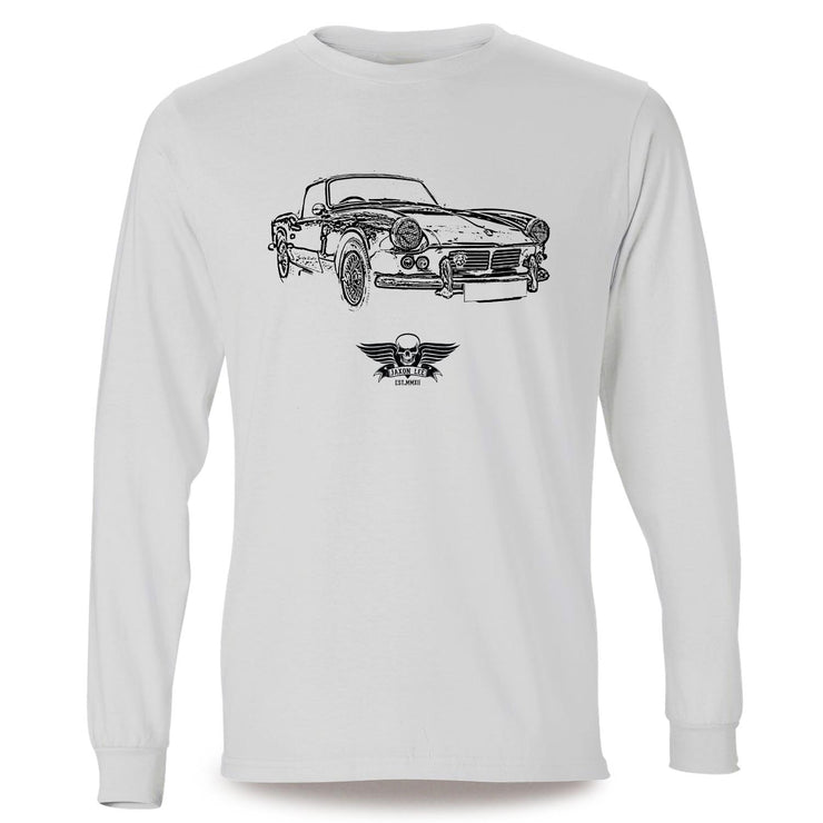 Jaxon Lee Illustration For A Triumph Spitfire Mk2 1965 Motorcar Fan LS-Tshirt