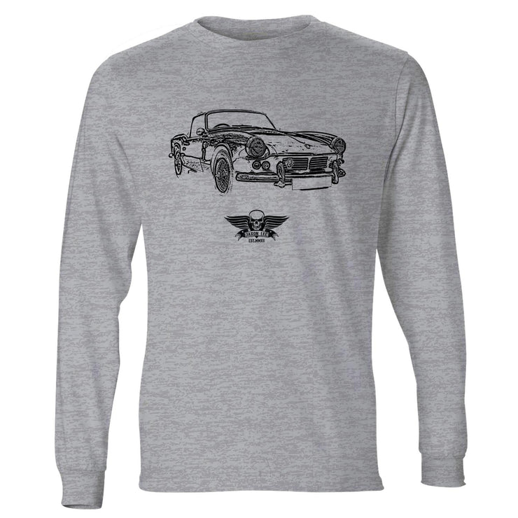 Jaxon Lee Illustration For A Triumph Spitfire Mk2 1965 Motorcar Fan LS-Tshirt